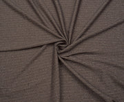 SHIMMER OTTOMAN KNIT FABRIC - COFFEE
