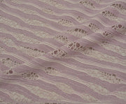 METALLIC KNITTED MESH FABRIC - PINK