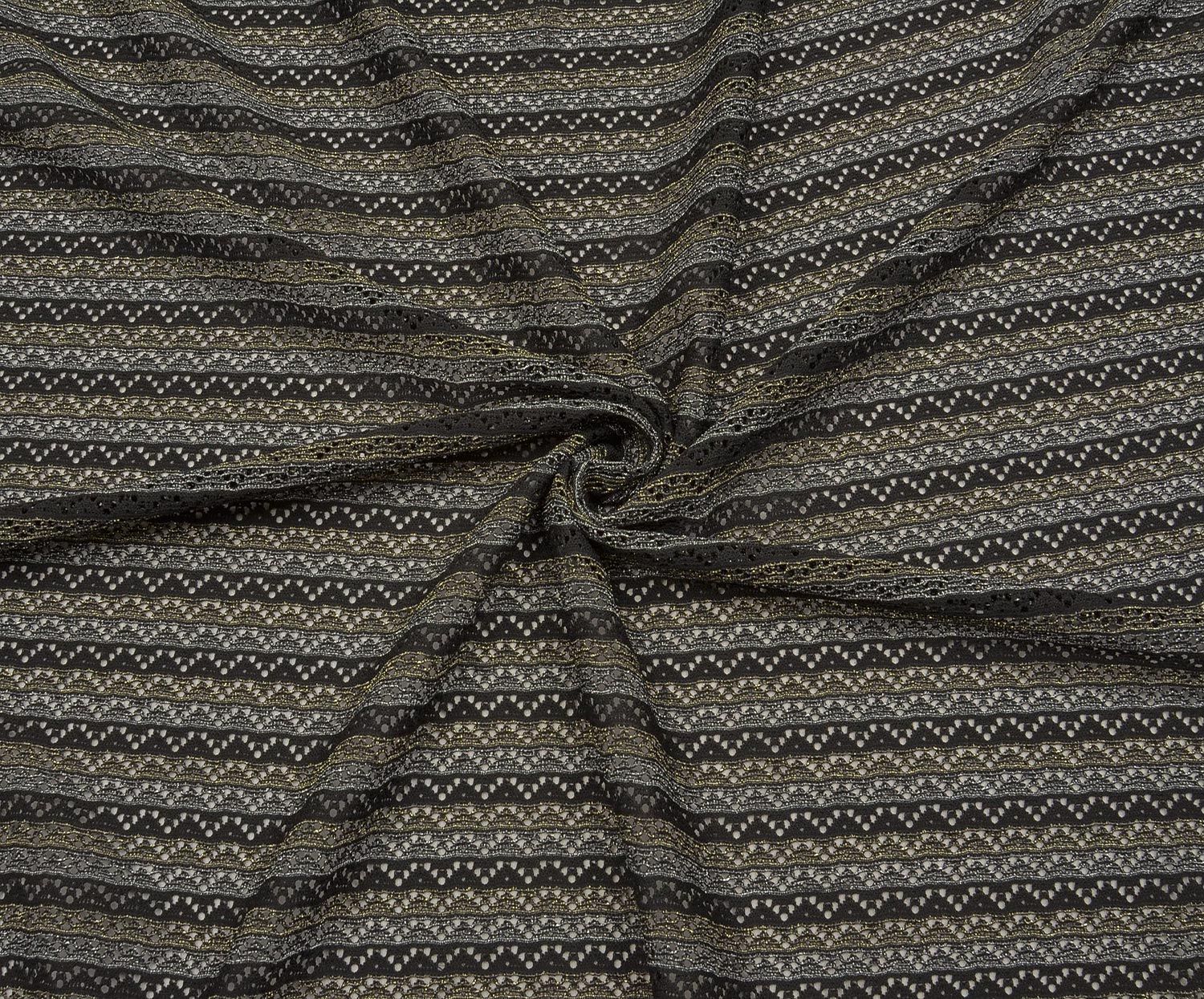 TWO-TONE GLITTER KNITTED FABRIC - GREY
