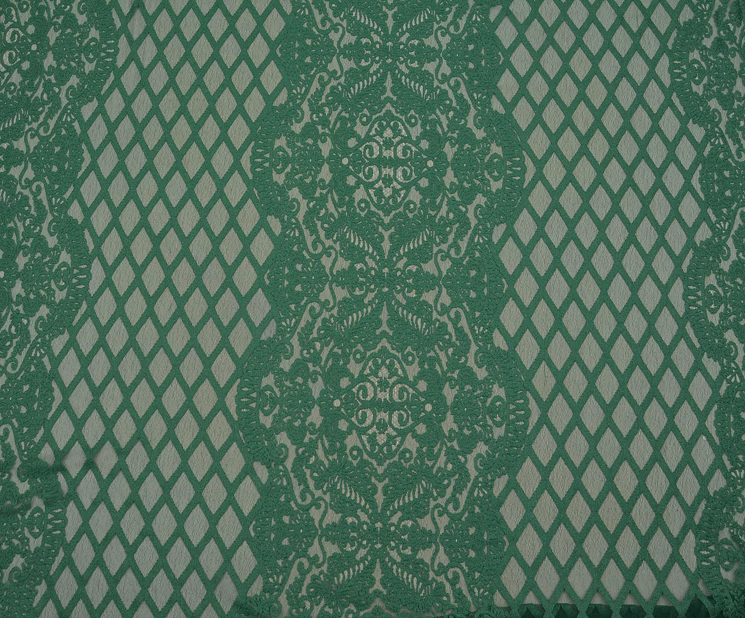KLİPTRONİK DANTEL KUMAŞ - YEŞİL