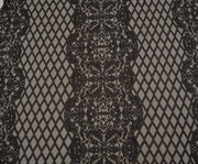 CLIPTRONIC LACE FABRIC - BLACK