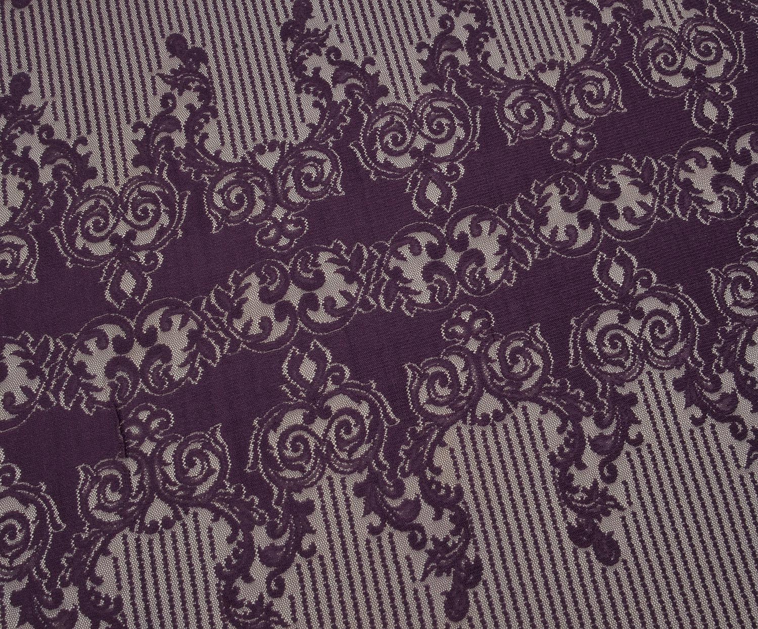 FLOSS LACE FABRIC - PURPLE