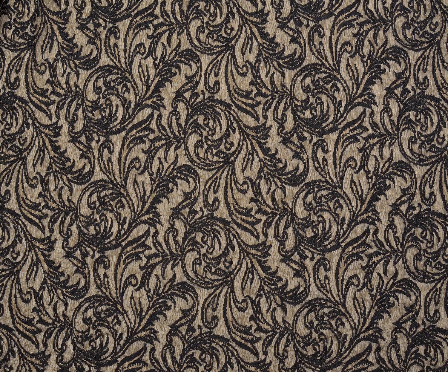 TWO-TONE CLIPTRONIC LACE FABRIC - BLACK