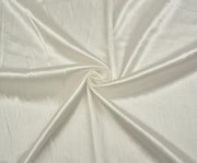 CRUSHED SATIN FABRIC - ECRU