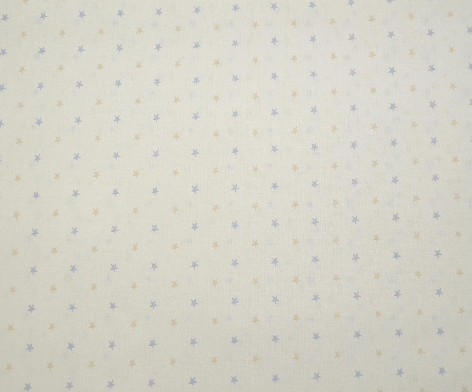 MİNİK YILDIZ DESENLİ POPLİN KUMAŞ - MAVİ