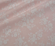 BOUQUET FLORAL POPLIN FABRIC - POWDER
