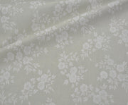 BOUQUET FLORAL PRINT POPLIN FABRIC - STONE