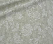 VİNTAGE FLORAL POPLİN KUMAŞ - TAŞ
