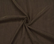 SILK CUPRA FABRIC - DARK BROWN