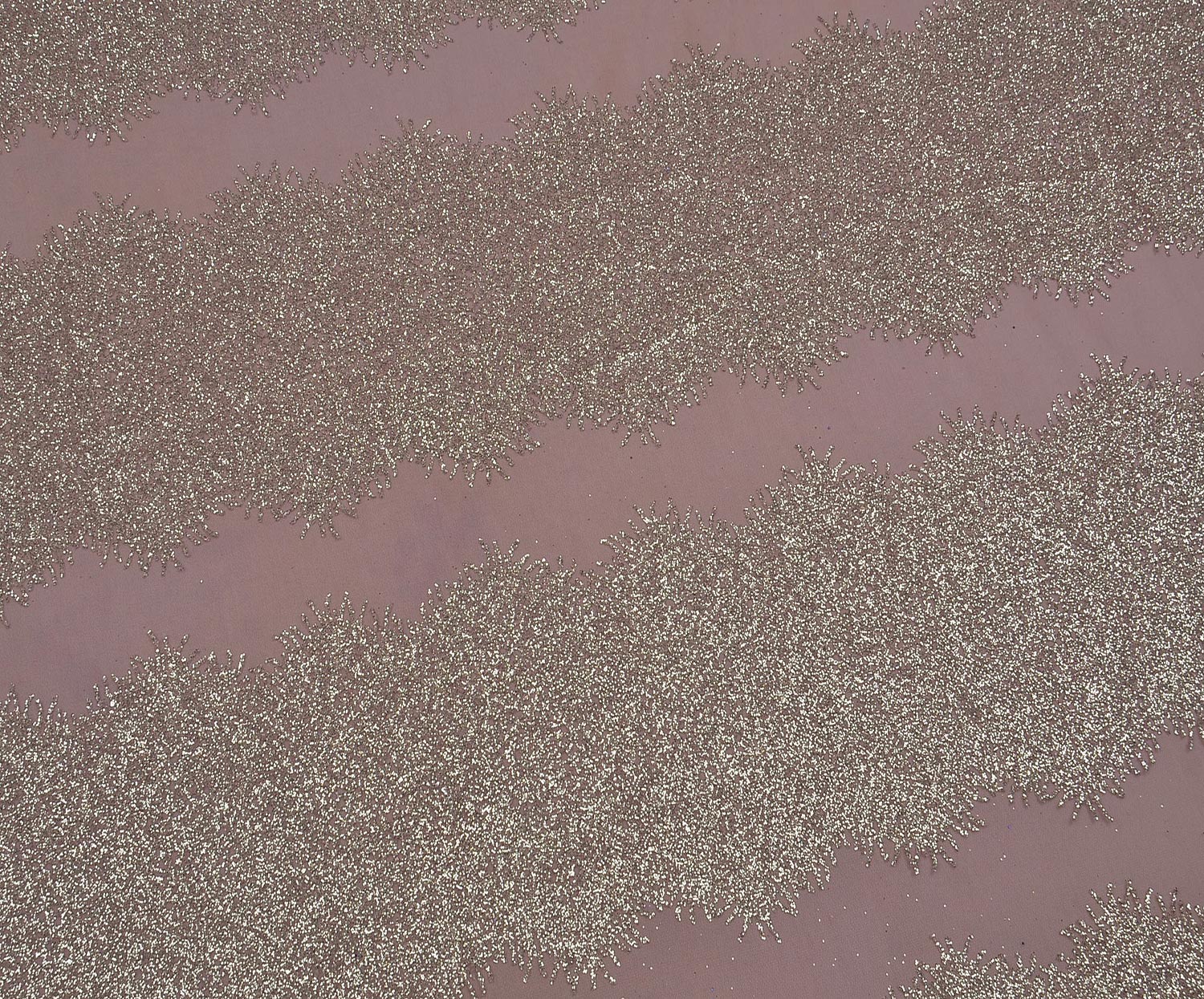FABRIC WITH INTENSE GLITTER PATTERN ON TULLE - PINK