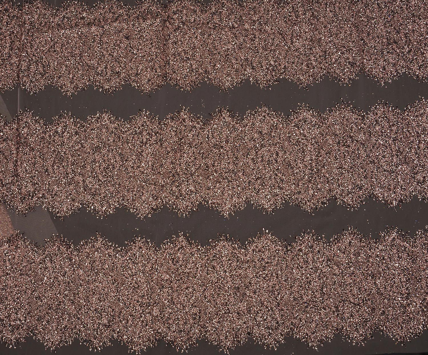 NET FABRIC WITH DENSE GLITTER PATTERN - POWDER PINK