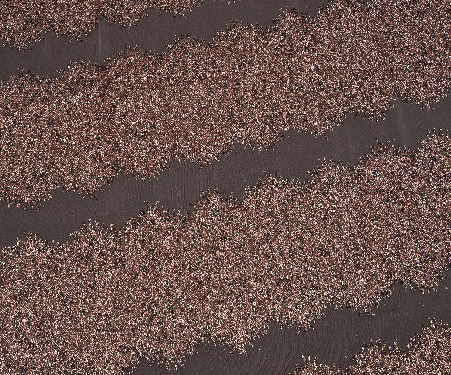 NET FABRIC WITH DENSE GLITTER PATTERN - POWDER PINK