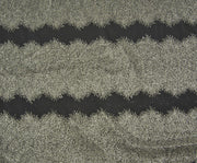 FABRIC WITH DENSE GLITTER PATTERN ON TULLE - ECRU