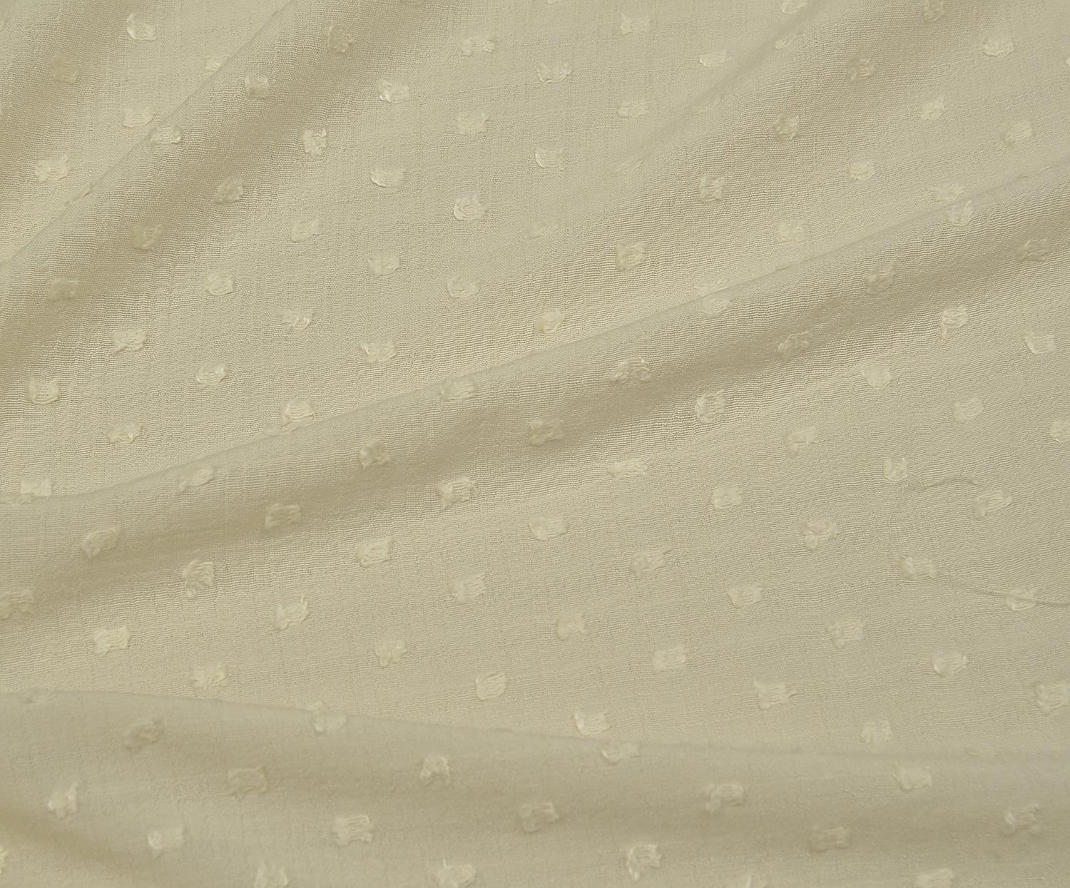DOĞAL SOFT VİSKON KUMAŞ - KREM