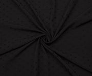 NATURAL SOFT VISCOSE FABRIC - BLACK