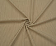 STRIPED DRESS SHIRT FABRIC - BEIGE