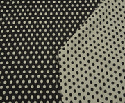POLKA DOT SKIRT TROUSER FABRIC - BLACK