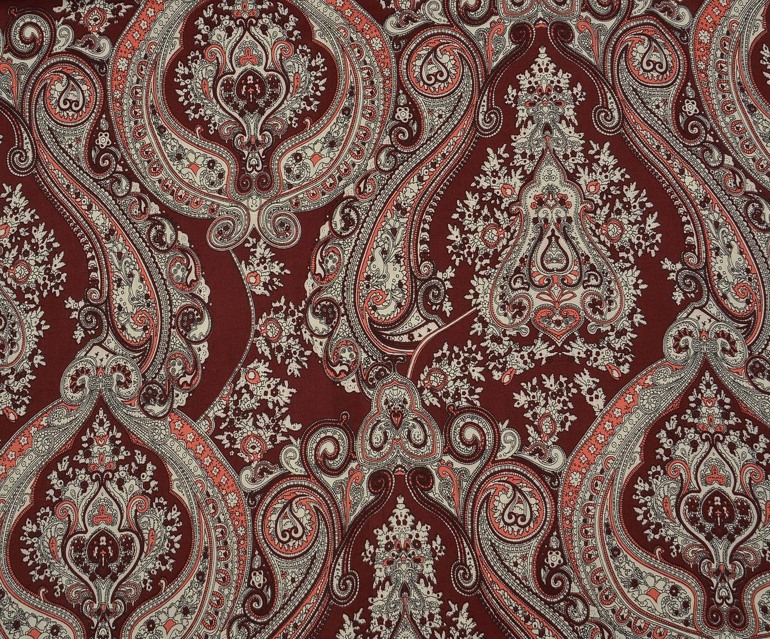 VİSKON KUMAŞ - BORDO