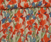 VISCOSE FABRIC - POMEGRANATE BLOSSOM