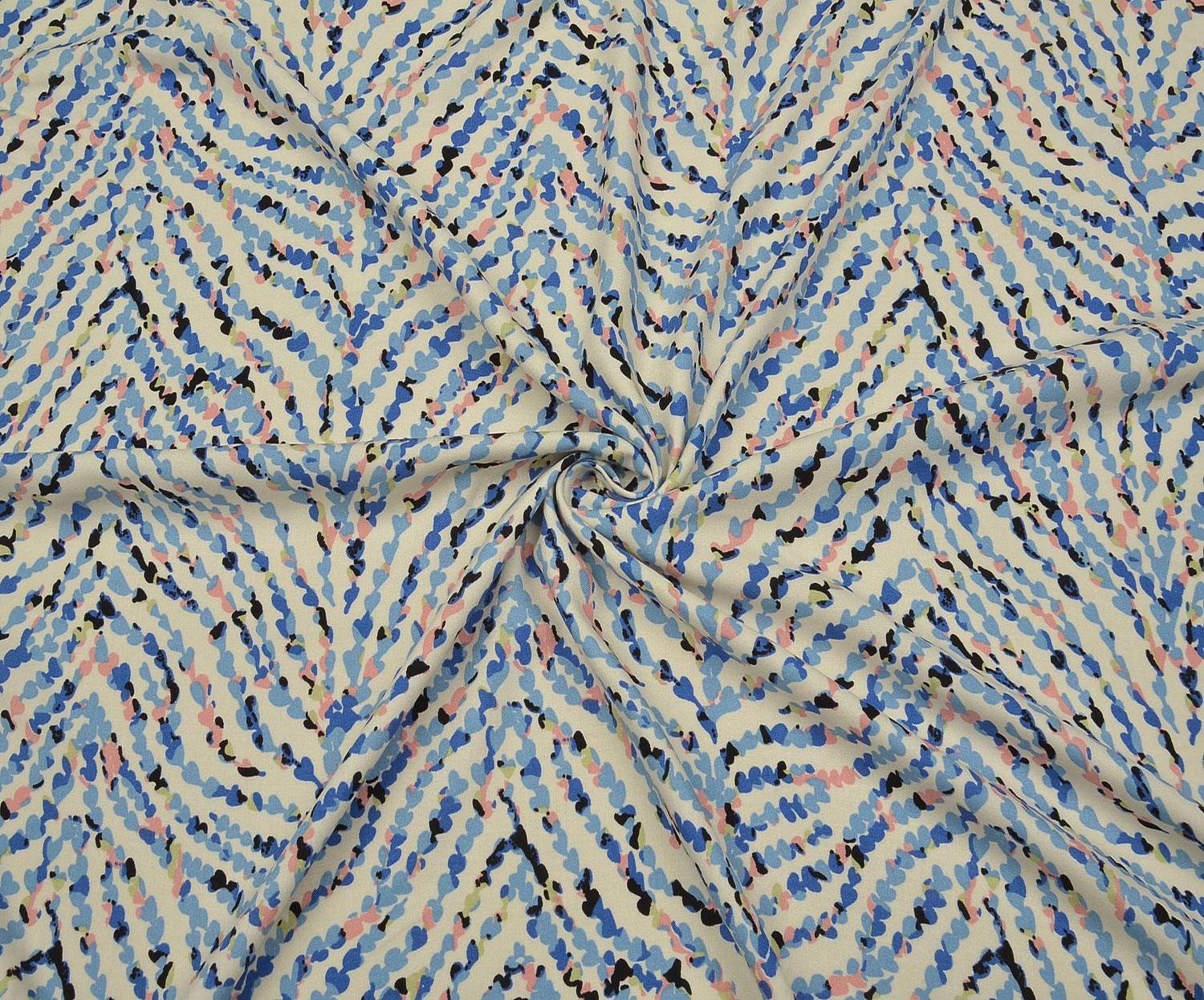 VISCOSE FABRIC - BLUE