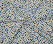 VISCOSE FABRIC - BLUE