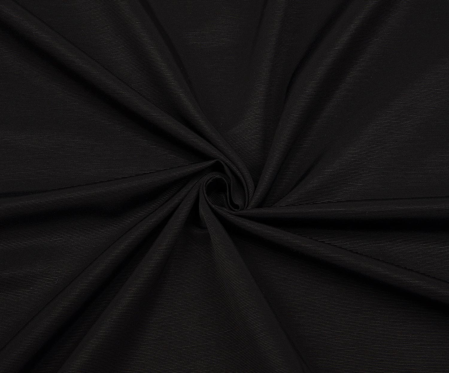 COTTON VISCOSE FABRIC - BLACK