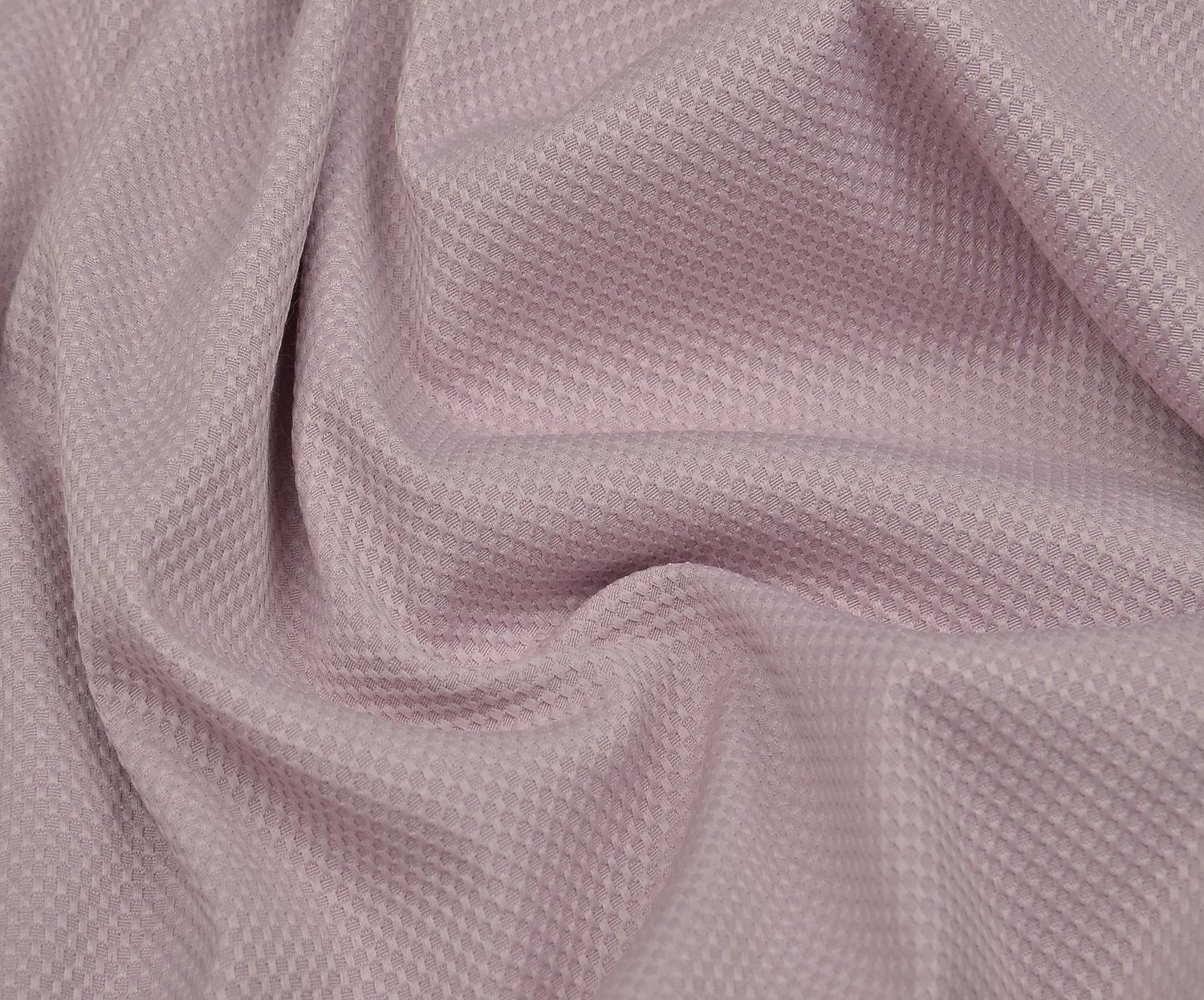 PATTERNED COTTON FABRIC - LILAC
