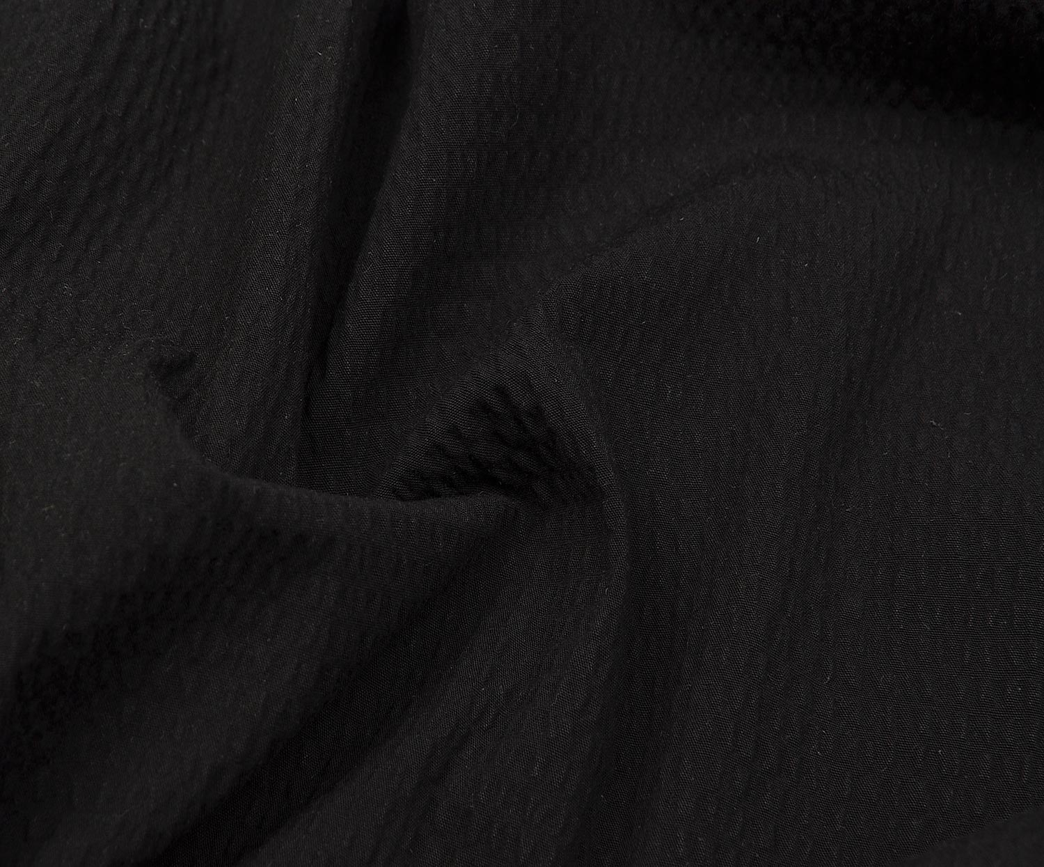 ORGANIC COTTON FABRIC - BLACK