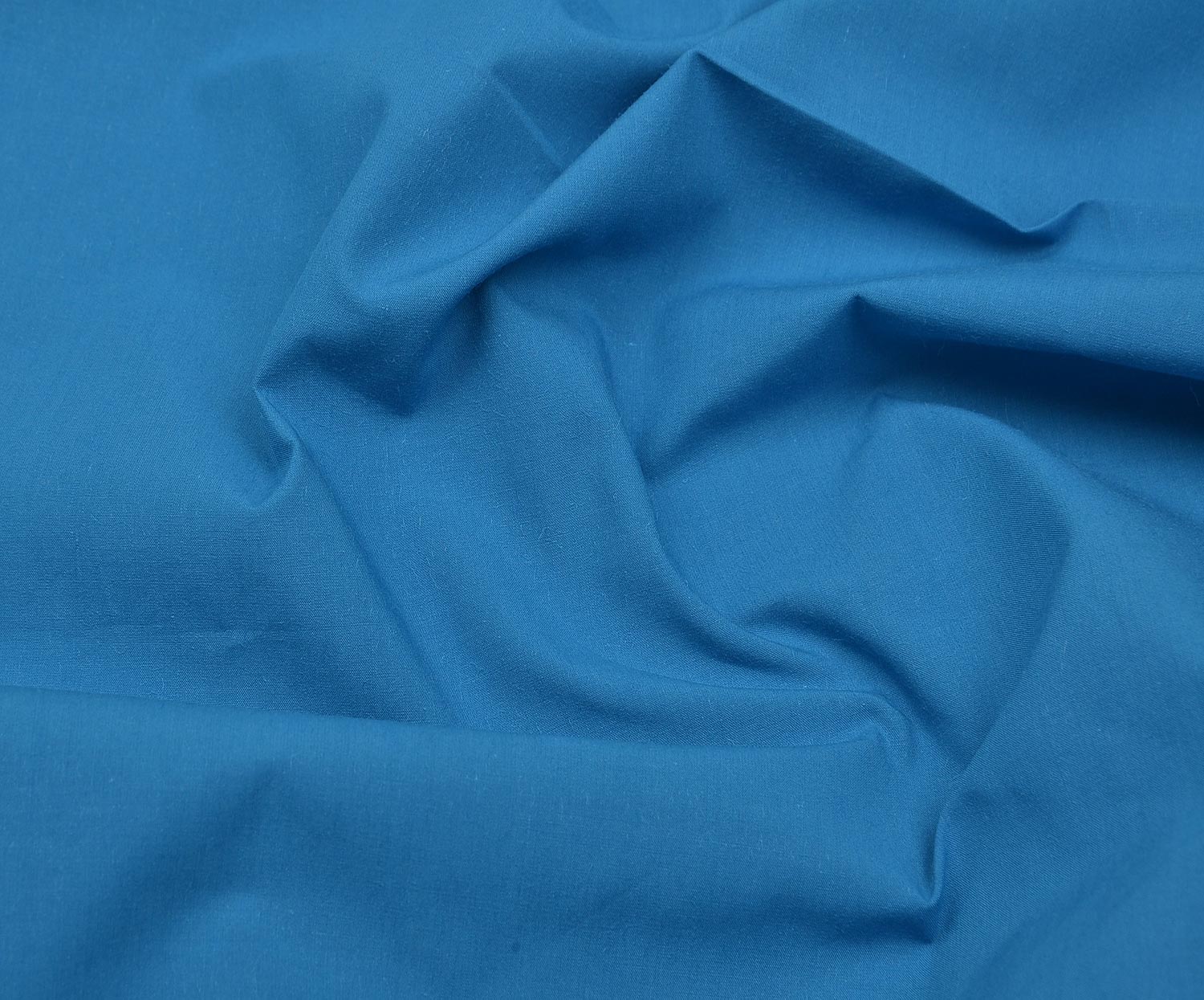 ORGANIC COTTON FABRIC - BLUE