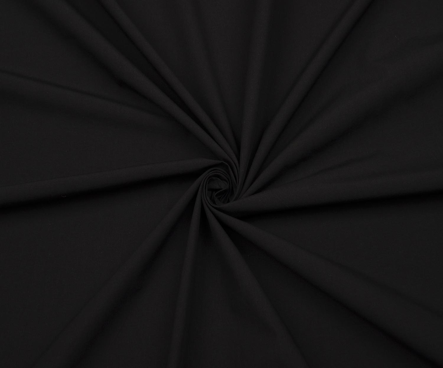 ORGANIC COTTON FABRIC - BLACK