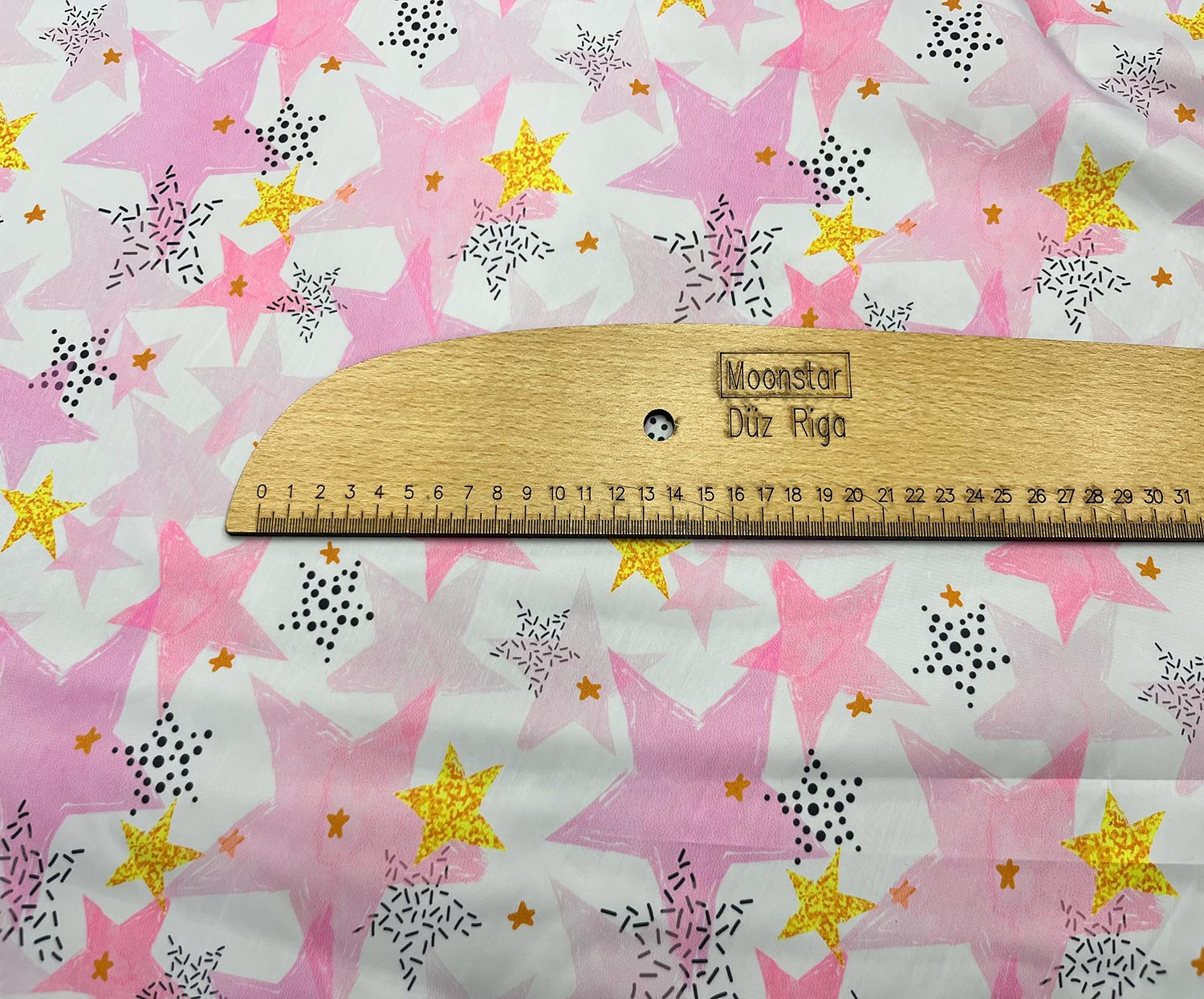 DESENLİ PARAŞÜT KUMAŞ - PEMBE