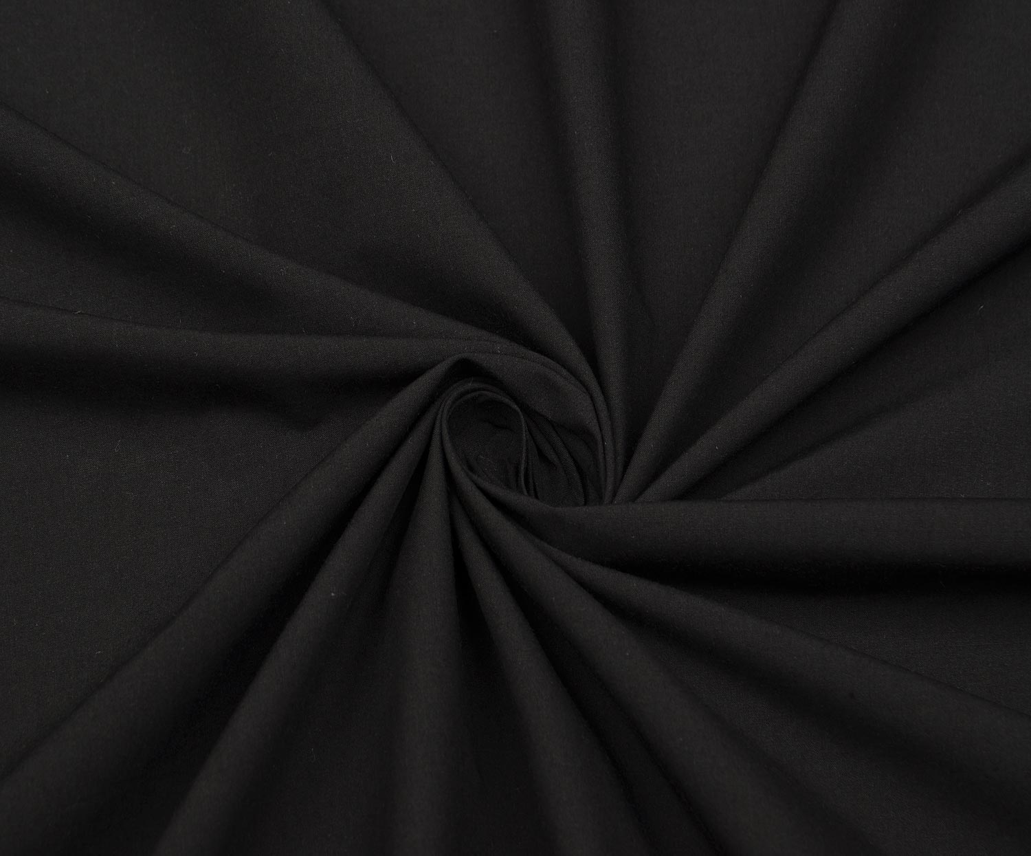 ORGANIC COTTON FABRIC - BLACK