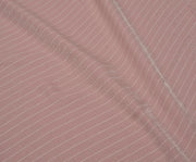 DESENLİ KETEN KUMAŞ - PEMBE