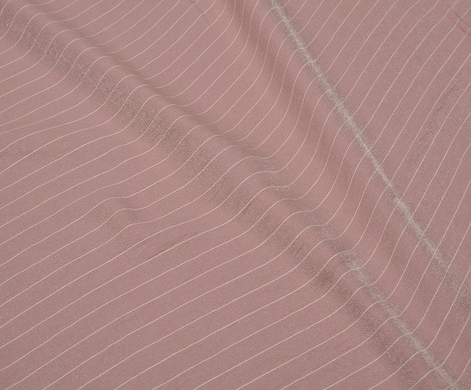 DESENLİ KETEN KUMAŞ - PEMBE