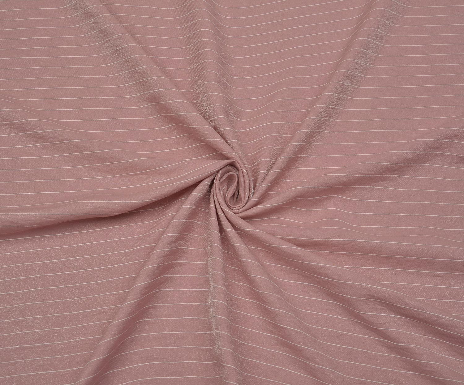 DESENLİ KETEN KUMAŞ - PEMBE