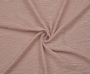DESENLİ KETEN KUMAŞ - PEMBE