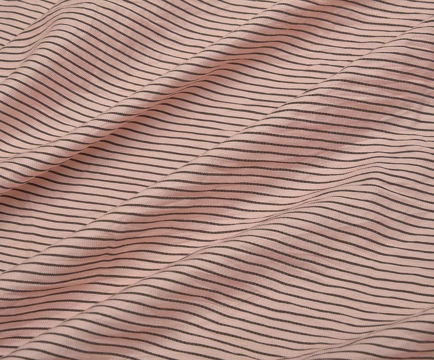 DESENLİ KETEN KUMAŞ - PEMBE