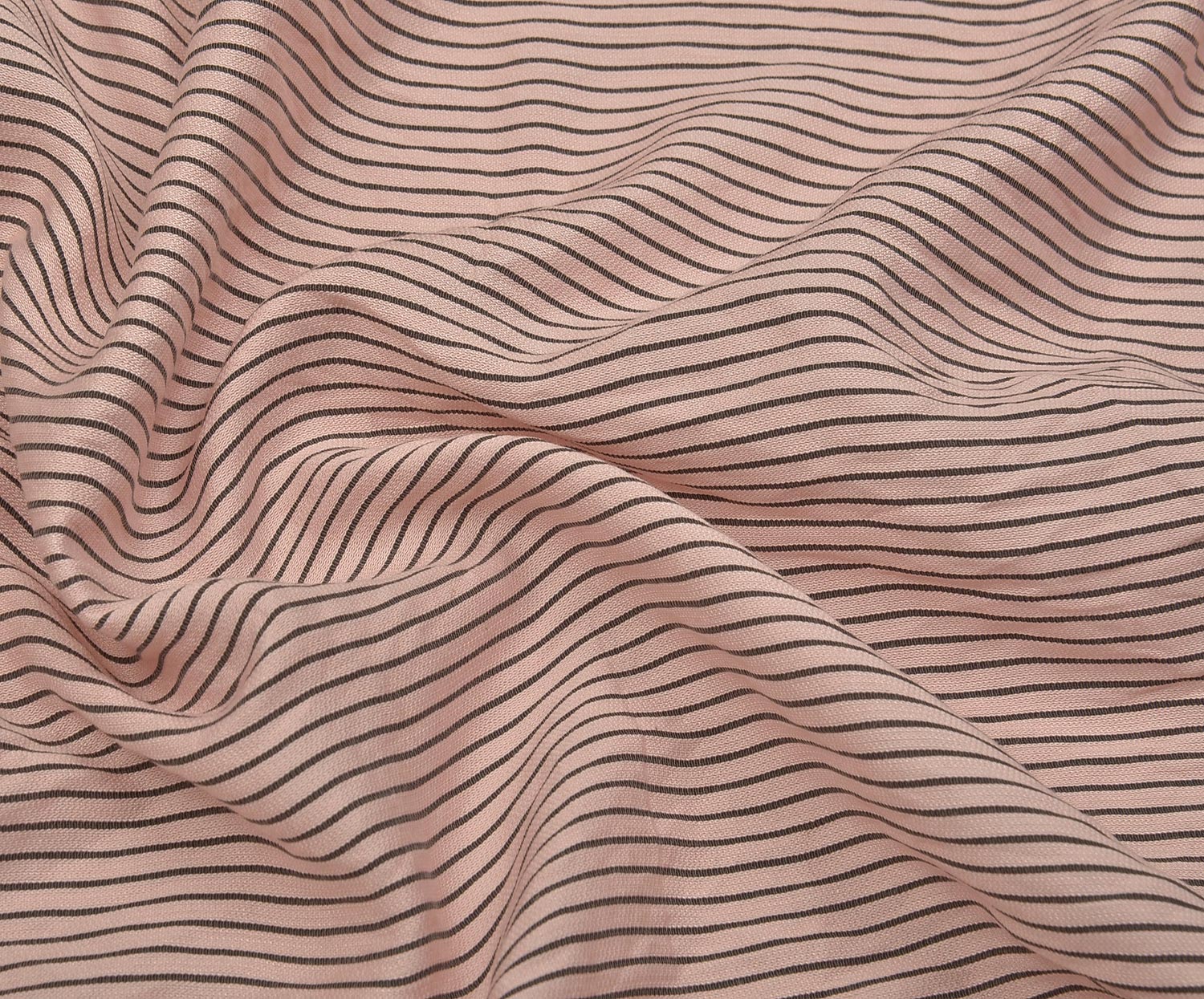 DESENLİ KETEN KUMAŞ - PEMBE