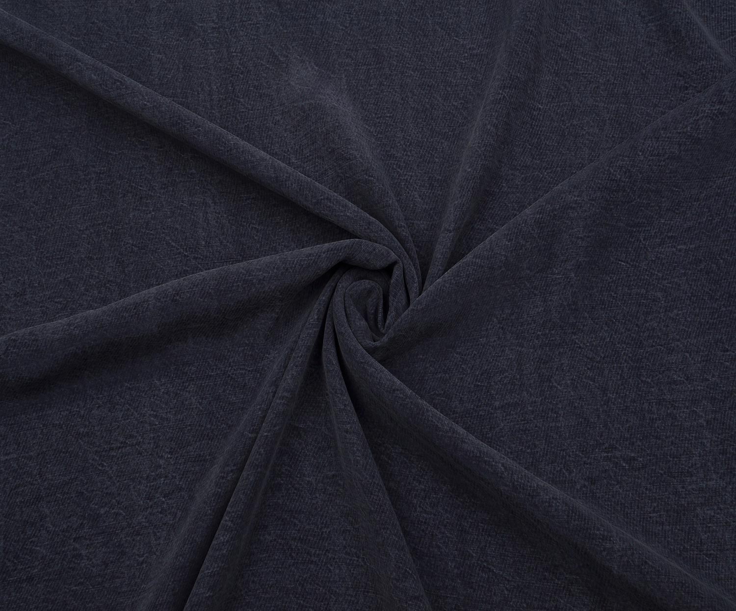 DIAGONAL SILK CUPRA FABRIC - NAVY BLUE