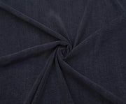 DIAGONAL SILK CUPRA FABRIC - NAVY BLUE