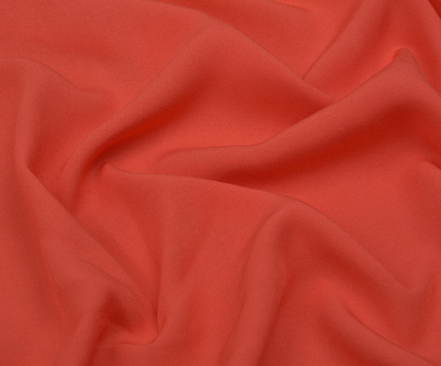COTTON VOILE FABRIC - CORAL