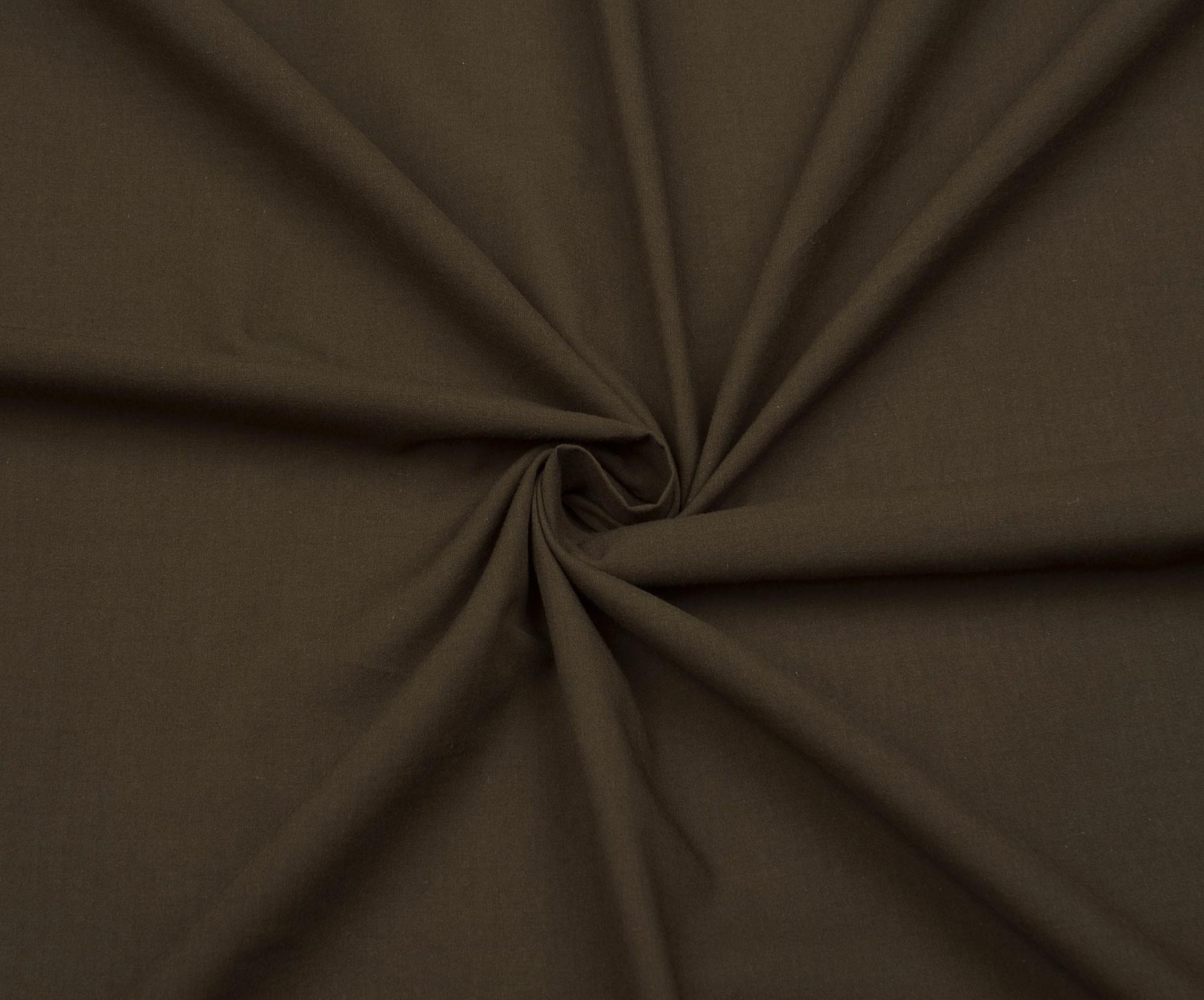 COTTON VOILE FABRIC - DARK BROWN