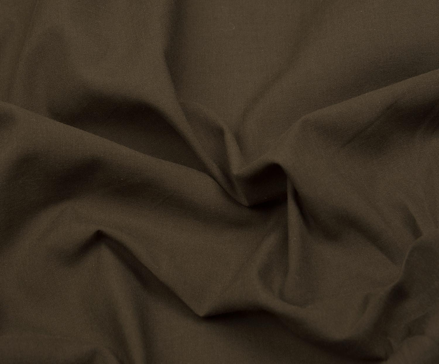 COTTON VOILE FABRIC - DARK BROWN