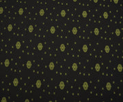 OTTOMAN PATTERN POPLIN FABRIC - BLACK