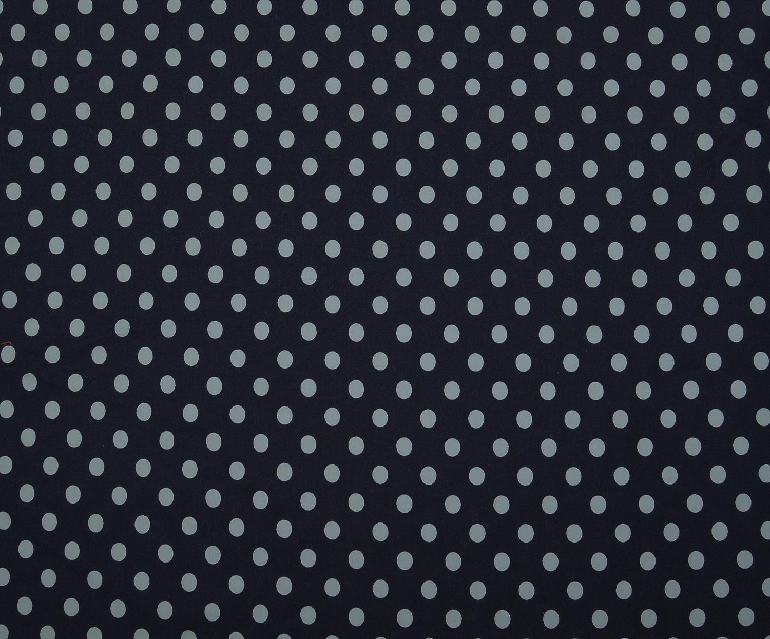 POLKA DOT POPLIN FABRIC - NAVY