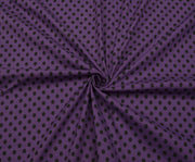 POLKA DOT POPLIN FABRIC - PURPLE