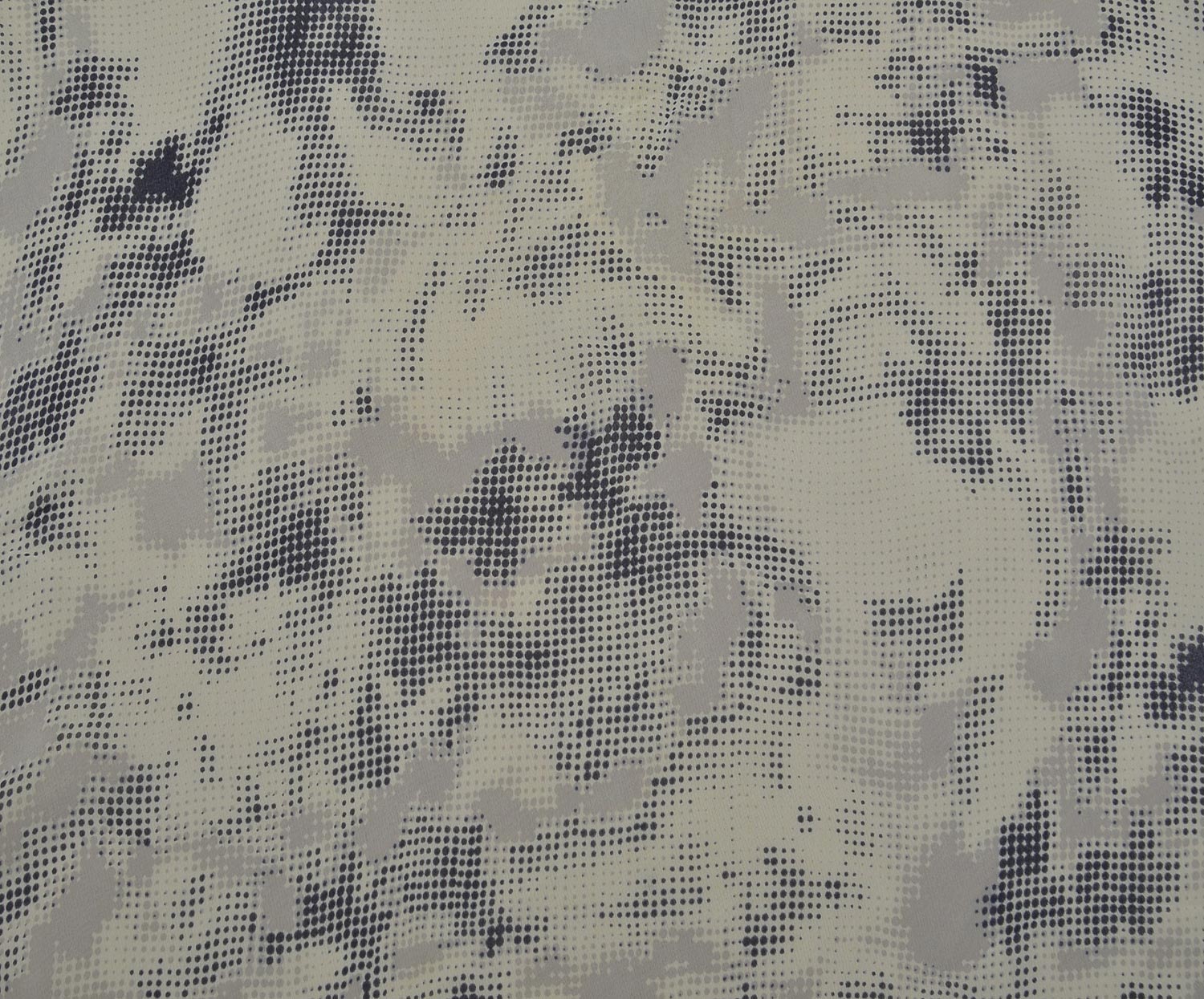 PATTERNED CREPE CHIFFON FABRIC - GREY