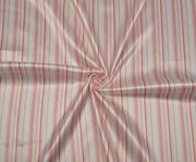 PATTERNED SATIN FABRIC - RED