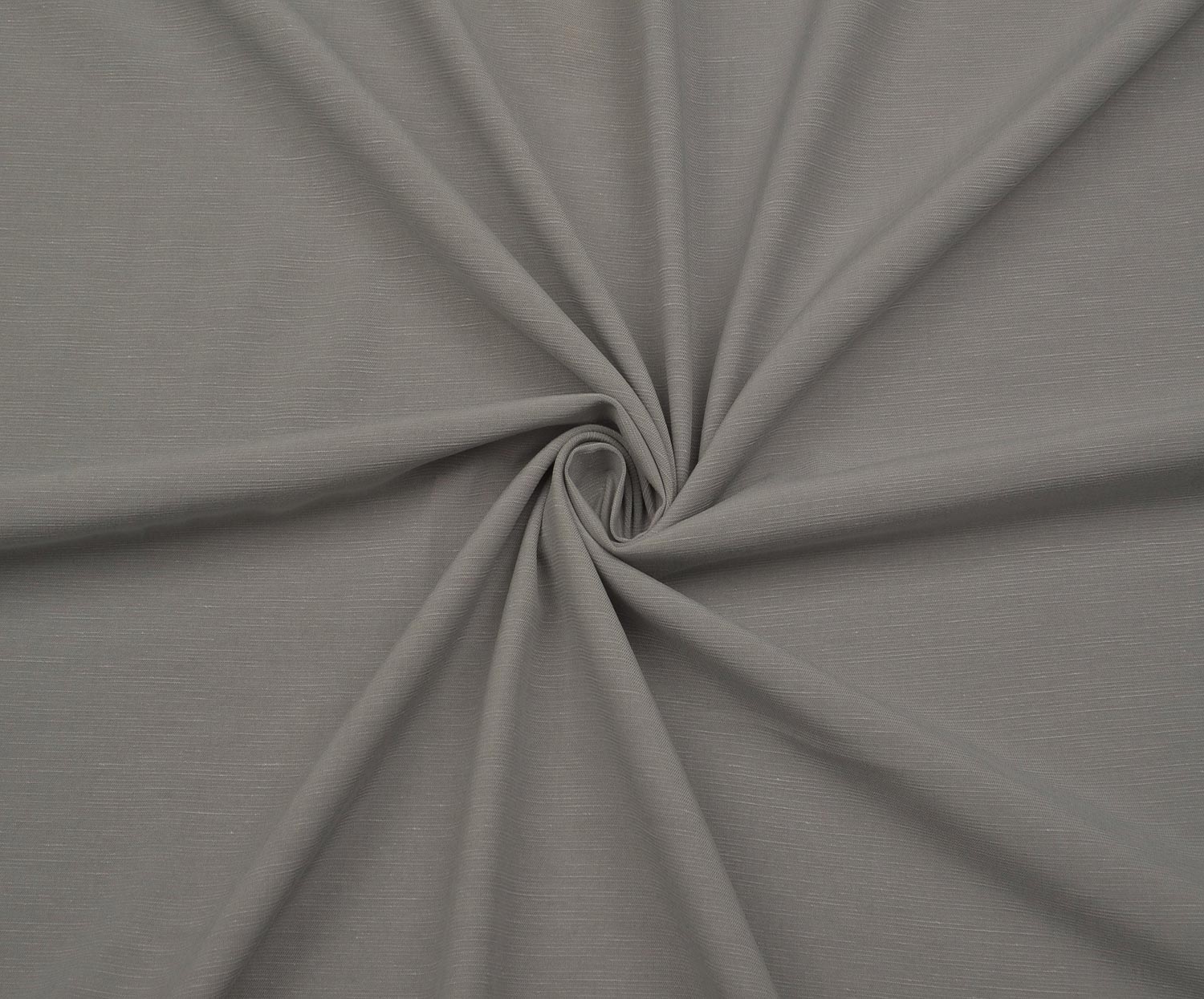 LINEN-LOOK COTTON FABRIC - GREY