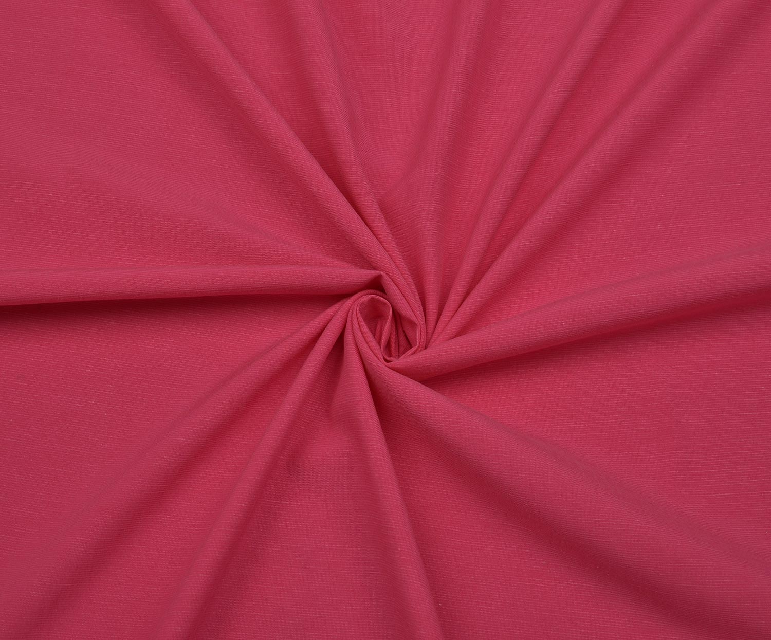 LINEN-LOOK COTTON FABRIC - FUCHSIA